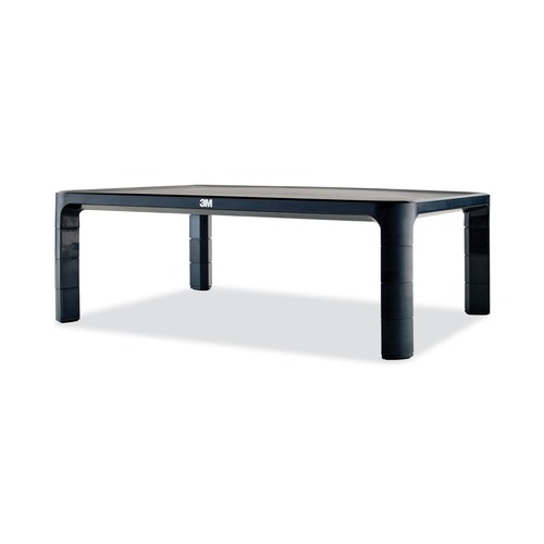 July Member-Exclusive Offer Save 10% off on One Item | 3M MS85B 16 in. x 12 in. x 1.75 in. to 5.5 in. 20-lb. Capacity Adjustable Monitor Stand - Black/Silver image number 0