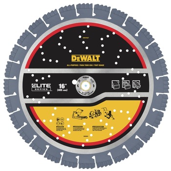 BLADES | Dewalt 16 in. XP7 All-Purpose Segmented Diamond Blade - DW47627