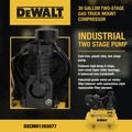 Stationary Air Compressors | Dewalt DXCMH1393077 Honda GX390 30 Gallon Gas-Powered 2-Stage Truck Mount Air Compressor image number 9