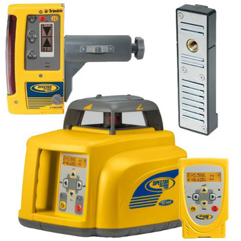 Spectra Precision Dual Slope Grade Laser with CR600 Receiver and Ni-MH Batteries - GL422-14