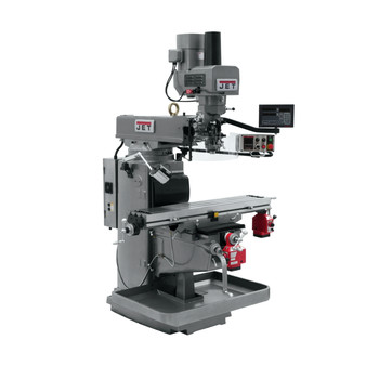 MILLING MACHINES | JET JTM-1050EVS2 with Newall DP700 3X (Q) DRO, X & Y Powerfeeds & Air Power Drawbar - JT9-690647