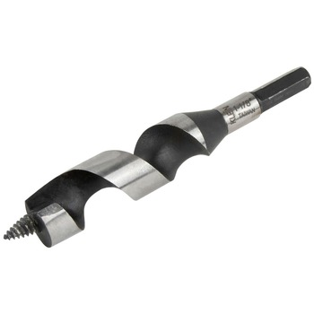 Klein Tools 4 in. x 1-1/8 in. Steel Ship Auger Bit with Screw Point - 53408