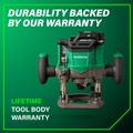 Plunge Base Routers | Metabo HPT M3612DAQ4M 36V MultiVolt Brushless Lithium-Ion Cordless Plunge Router (Tool Only) image number 13