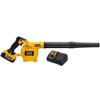 BACKPACK BLOWERS | Dewalt DCE100M1 20V MAX Cordless Lithium-Ion Compact Jobsite Blower Kit