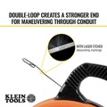 Material Handling | Klein Tools 56341 1/8 in. x 240 ft. Stainless Steel Fish Tape image number 12