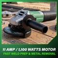 Angle Grinders | Metabo HPT 646614420 11 Amp W 1100-125 4.5/5 in. Angle Grinder image number 7
