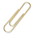 July Member-Exclusive Offer Save 10% off on One Item | ACCO A7072533 No. 2 Smooth Gold Tone Paper Clips - Gold (50/Box) image number 2
