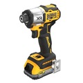 Impact Drivers | Dewalt DCF845D1E1 20V MAX XR Brushless 1/4 in. Cordless 3-Speed Impact Driver Kit image number 3