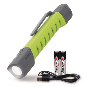 PRODUCTS | Energizer Rechargeable Lithium-Ion Pro Series Inspection Light with 2 AAA Batteries - Gray/Green - ENYPHH22