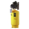 Stationary Air Compressors | EMAX ESP07V080V1 7.5 HP 80 Gallon 2-Stage Single Phase Industrial V4 Pressure Lubricated Solid Cast Iron Pump Plus Patented SILENT Air Compressor image number 2