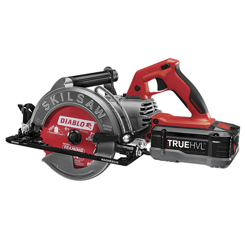 SKILSAW TRUEHVL 7-1/4 Cordless Worm Drive Saw Kit with (2)