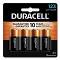 Customer Appreciation Sale! Save up to $60 on Select Tools | Duracell DL123AB4PK 3V 123 Specialty High-Power Lithium Batteries (4/Pack) image number 0