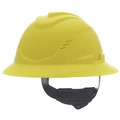 Hard Hats | MSA 10215832 V-Gard C1 Fas-Trac III Full Brim Vented Hard Hat - Yellow image number 0