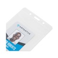 July Member-Exclusive Offer Save 10% off on One Item | Advantus 75604 3.5 in. x 5.13 in. Holder 3.13 in. x 4.5 in. Vertical Insert PVC-Free Badge Holders - Clear (50/Pack) image number 3