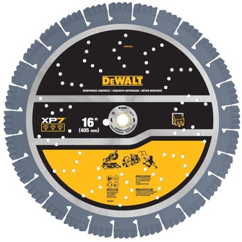 Dewalt 16 in. XP7 Reinforced Concrete Segmented Diamond Blade - DW47637