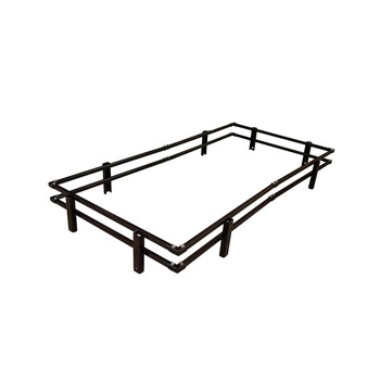 TOOL STORAGE | Detail K2 4 ft. x 8 ft. UV Black Powder Coated Open Rail Kit for MFT4X8 Folding Trailer - MFT4X8RK
