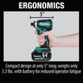 Clearance Center | Makita XT291T 18V LXT Brushless Lithium-Ion 1/2 in. Cordless Hammer Drill Driver and Impact Driver Combo Kit with 2 Batteries (5 Ah) image number 6