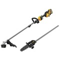 Outdoor Power Combo Kits | Dewalt DCST972X1WOAS6PS-BNDL 60V MAX Brushless Lithium-Ion 17 in. Cordless String Trimmer Kit (9 Ah) and Pole Saw Attachment Bundle image number 0