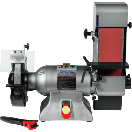 Belt Grinders | JET JT9-578436 IBGB-436 8 in. Industrial Grinder and 4 x 36 in. Belt Sander image number 0
