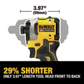 Dewalt DCF850P2 ATOMIC 20V MAX Brushless Lithium-Ion 1/4 in. Cordless 3-Speed Impact Driver Kit with 2 Batteries (5 Ah) image number 8