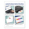 July Member-Exclusive Offer Save 10% off on One Item | Avery 11187 Ready Index 11 in. x 8.5 in. 5-Tab 1 to 5 Customizable TOC Dividers - Multicolor Tabs/White (6/Pack) image number 6