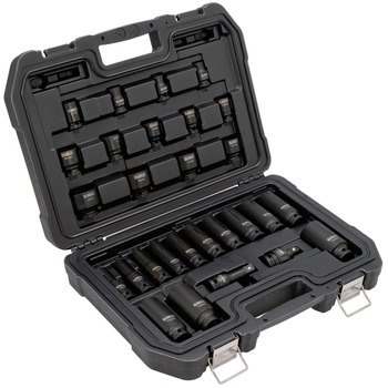 SOCKETS AND RATCHETS | Dewalt (28-Piece) 1/2 in. Drive 6-Point Standard and Deep Impact Socket Set - DWMT19244