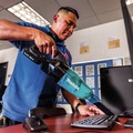 Clearance Center | Makita XLC08R1B 18V LXT Brushless Lithium‑ion Cordless Compact Stick Trigger with Lock Vacuum Kit (2 Ah) image number 10