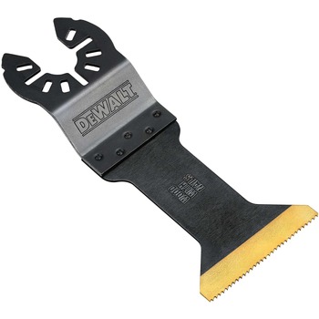 OSCILLATING TOOL ACCESSORIES | Dewalt 1-3/4 in. Titanium Oscillating Tool Blade For Wood with Nails (10/Pack) - DWA4204B