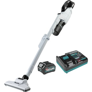 CLEARANCE | Makita 40V Max XGT Brushless Lithium-Ion Cordless Cyclonic 4 Speed HEPA Filter Compact Stick Vacuum Kit (2 Ah) - GLC03R1