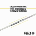 Wire & Conduit Tools | Klein Tools 56409 6-Piece Mid-Flex 9 ft. Glow Rod Set image number 8