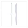  | Boardwalk BWK KNIFEMWPS Mediumweight Polystyrene Knife - White (100/Box) image number 4