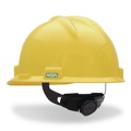  | MSA 477484 V-Gard Slotted Cap with Fas-Trac III Suspension - Yellow image number 2