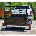 Utility Trailer | Detail K2 MMT5X7-DUG 5 ft. x 7 ft. Multi Purpose Utility Trailer Kits with Drive Up Gate (Black Powder-Coated) image number 4