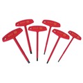 Screwdrivers | Wiha Tools 33490 6-Piece Insulated T-Handle Inch Hex Screwdriver Set image number 0