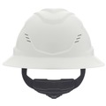 Hard Hats | MSA 10215828 V-Gard C1 Fas-Trac III Full Brim Vented Hard Hat - White image number 1