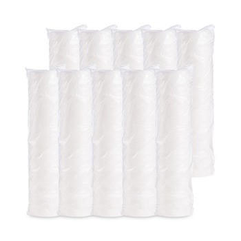 Dart Vented Plastic Lids for 3.5 oz to 6 oz. Foam Containers - White (1000/Carton) - 6JL