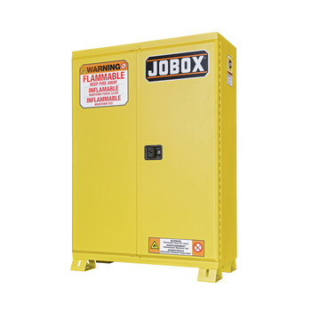 PRODUCTS | JOBOX 60 Gallon Heavy-Duty Safety Cabinet (Yellow) - 1-858990