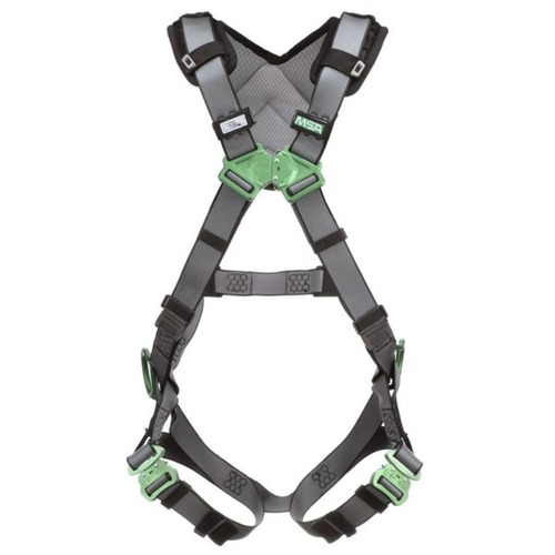  | MSA 10194873 V-FIT Back and Hip D-Rings with Quick-Connect Leg Straps and Shoulder Padding Harness - Standard image number 0