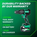 Hammer Drills | Metabo HPT DV36DCM 36V MultiVolt Brushless Lithium-Ion 1/2 in. Cordless Hammer Drill Kit (2.5 Ah/5 Ah) image number 12
