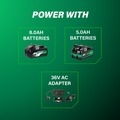 Belt Sanders | Metabo HPT SB3608DAQ4M 36V MultiVolt Brushless Lithium-Ion 3 in. x 21 in. Cordless Belt Sander (Tool Only) image number 12