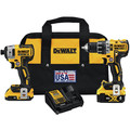 Combo Kits | Factory Reconditioned Dewalt DCK287D1M1R 20V MAX XR Hammer Drill/Driver & Impact Driver Combo Kit image number 0