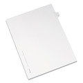 July Member-Exclusive Offer Save 10% off on One Item | Avery 82184 26-Tab "V" 11 in. x 8.5 in. Allstate Style Preprinted Legal Exhibit Side Tab Index Dividers - White (25/Pack) image number 0
