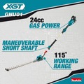 Hedge Trimmers | Makita GNU01M1 40V MAX XGT Brushless Lithium-Ion 24 in. Cordless Articulating Pole Hedge Trimmer Kit (4 Ah) image number 8