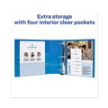 July Member-Exclusive Offer Save 10% off on One Item | Avery 79817 3 Locking One Touch EZD Rings 5 in. Capacity 11 in. x 8.5 in. Heavy-Duty View Binder with DuraHinge - Pacific Blue image number 7