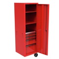 Cabinets | Homak RDCTS24001 24 in. CTS Side Locker - Red image number 0