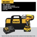 DeWALT 20V MAX System | Factory Reconditioned Dewalt DCF900P1R 20V MAX XR Brushless Lithium-Ion 1/2 in. Cordless High Torque Impact Wrench Kit with Hog Ring Anvil (5 Ah) image number 1