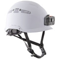 New Year New Savings! Save $25 off $150 | Klein Tools 60150 Vented-Class C Safety Helmet with Rechargeable Headlamp - White image number 2