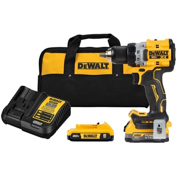 Dewalt 20V XR Brushless Lithium-Ion 1/2 in. Cordless Drill Driver Kit with 2 Batteries (2 Ah) - DCD800D1E1