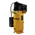 Stationary Air Compressors | EMAX ESP05V080I1 5 HP 80 Gallon 2-Stage Single Phase Industrial Inline Pressure Lubricated Solid Cast Iron Pump Plus SILENT Air Compressor image number 1