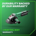 Angle Grinders | Metabo HPT 646488420 120V 13.5 Amp WEP 15-150 6 in. Corded Quick Angle Grinder image number 5
